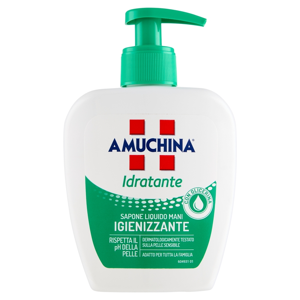 Amuchina Idratante Sapone Liquido Mani Igienizzante 250 ml
